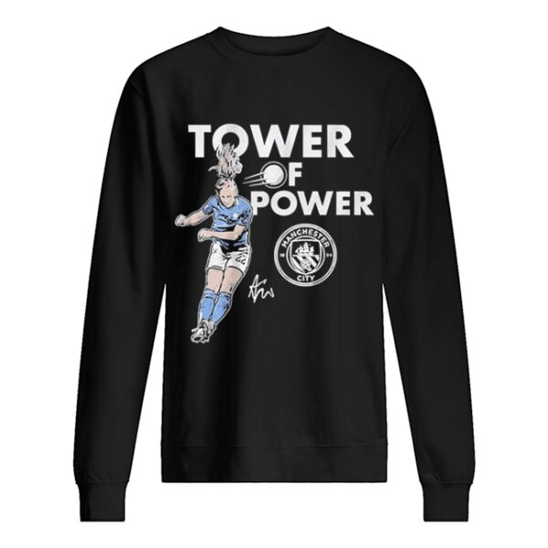 Mewis Tower of Power Man City shirt