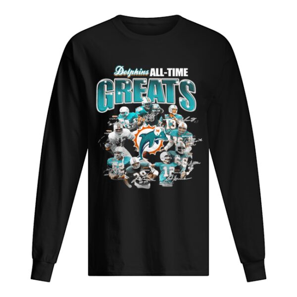 Miami Dolphins All-time Greats Players Signatures shirt