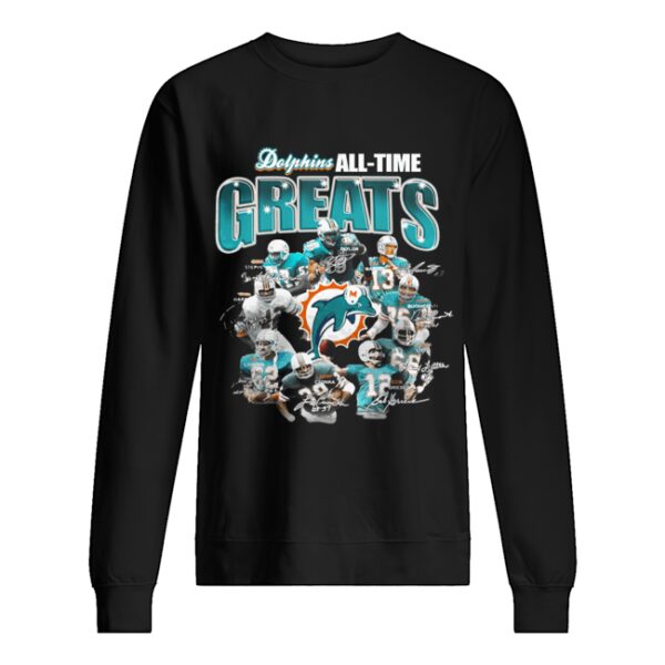 Miami Dolphins All-time Greats Players Signatures shirt