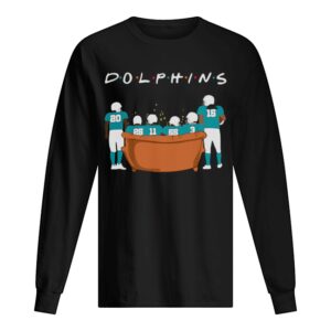 Miami Dolphins Friends TV show sitting on the sofa shirt Miami Dolphins Friends TV show sitting on the sofa shirt