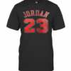 Michael Jordan 23 Chicago Bulls Basketball Team T-Shirt