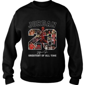 Michael Jordan 23 signature greatest of alltime shirt 3