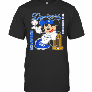 Mickey Mouse Los Angeles Dodgers Champions 2020 World Series T-Shirt