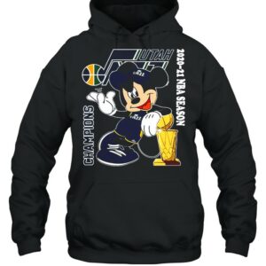 Mickey Mouse Utah Jazz Champions 2021 NBA season shirt 2 Mickey Mouse Utah Jazz Champions 2021 NBA season shirt 3