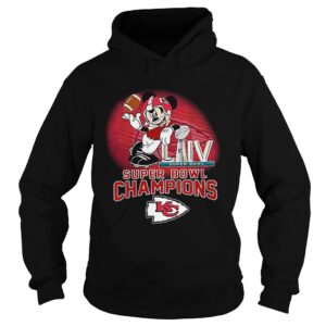 Mickey Mouse mashup Kansas City Chiefs Super Bowl LIV Champions shirt Mickey Mouse mashup Kansas City Chiefs Super Bowl LIV Champions shirt