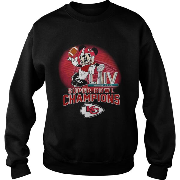 Mickey Mouse mashup Kansas City Chiefs Super Bowl LIV Champions shirt