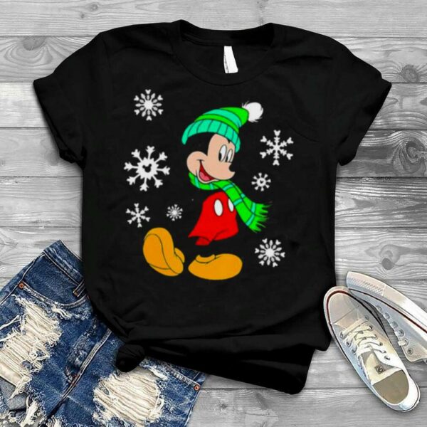 Mickey Snow Merry Christmas Shirt