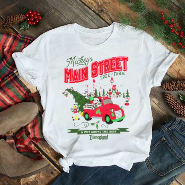 Mickey and Friends Main Street Christmas Tree Farm shirt