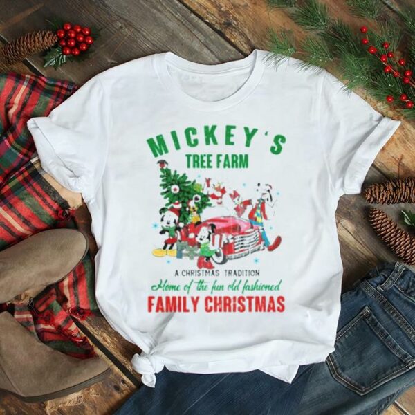 Mickey and friends main street tree farm Ugly Christmas sweater