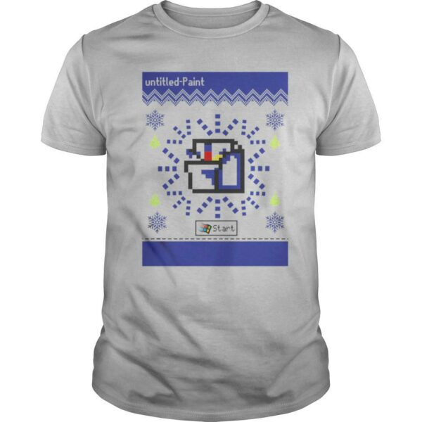 Microsoft Ms Paint Ugly Christmas shirt