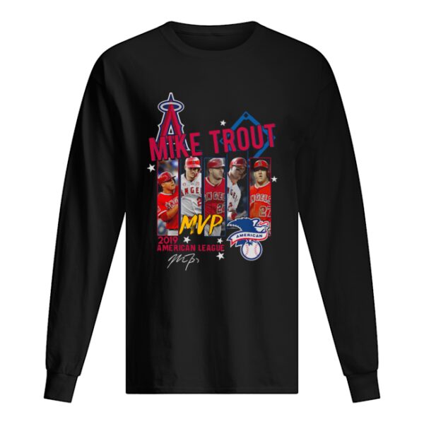 Mike Trout Los Angeles Angels MVP American League 2019 Signature shirt