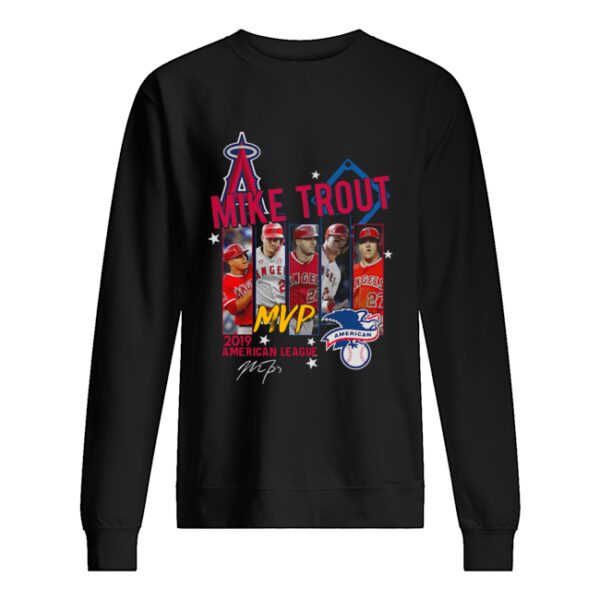 Mike Trout Los Angeles Angels MVP American League 2019 Signature shirt