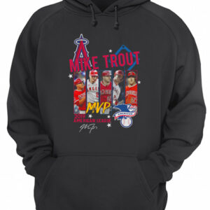 Mike Trout Los Angeles Angels MVP American League 2019 Signature shirt 2 Mike Trout Los Angeles Angels MVP American League 2019 Signature shirt 3