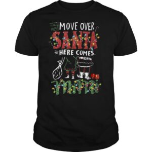 Mimi Move Over Santa Gift For You For Family Ugly Christmas shirt