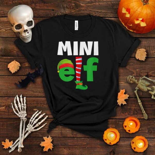 Mini Elf Funny Humor Family Christmas Pajamas T Shirt