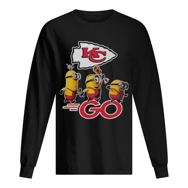 Minions guitar go kansas city chiefs football logo shirt