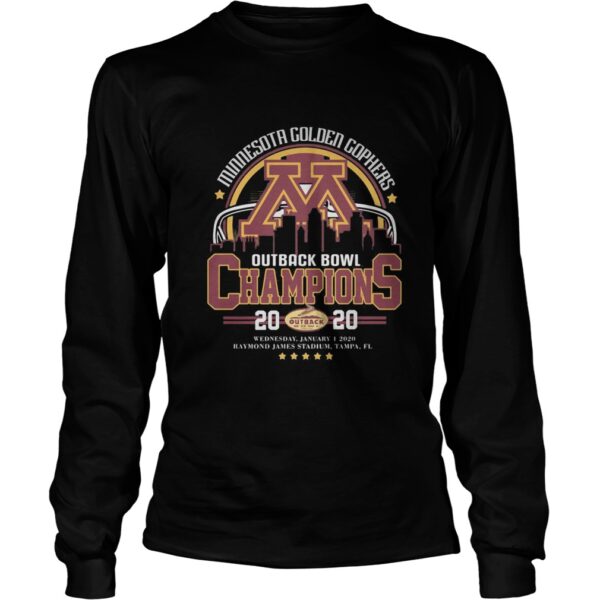 Minnesota Golden Gophers Outback Bowl Champions 2020 shirt