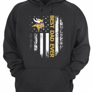 Minnesota Vikings Best Dad Ever American Flag shirt 2 Minnesota Vikings Best Dad Ever American Flag shirt 3