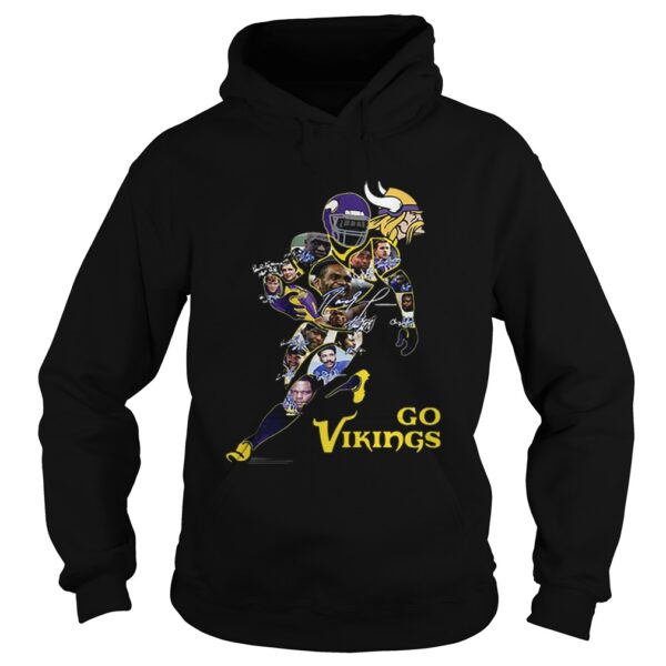 Minnesota Vikings Go Vikings signatures shirt