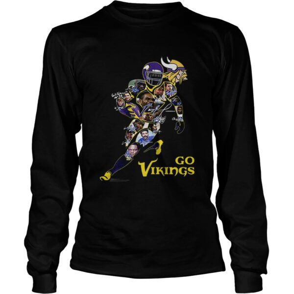 Minnesota Vikings Go Vikings signatures shirt