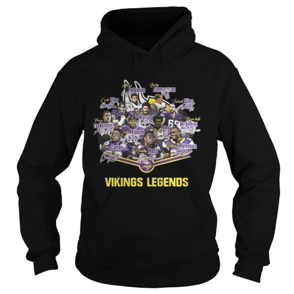 Minnesota Vikings legends team signature shirt