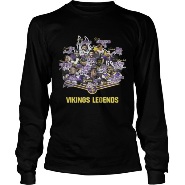 Minnesota Vikings legends team signature shirt