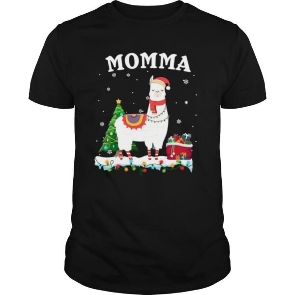 Momma Llama Christmas Costume Tree Gift shirt