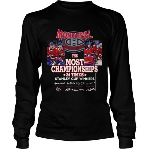 Montreal The Most Championships shirt