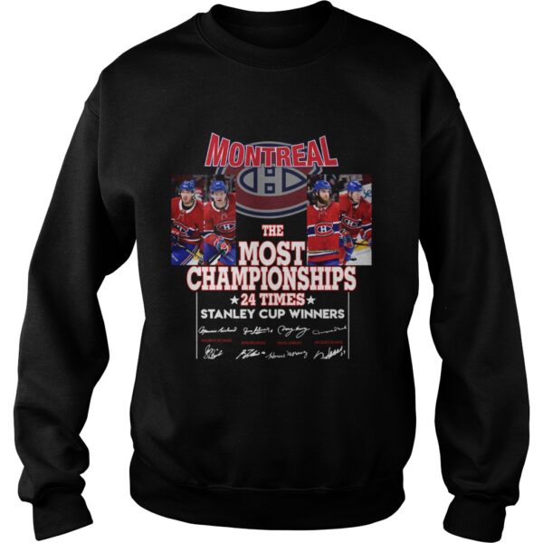 Montreal The Most Championships shirt