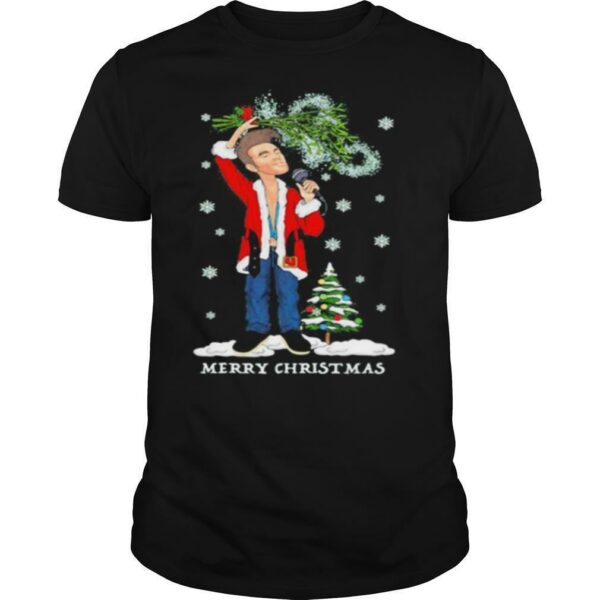 Morrissey santa merry christmas tree shirt