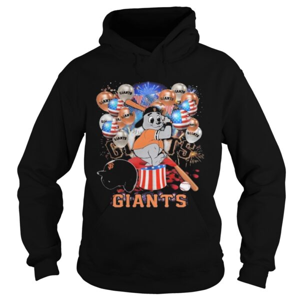 Mouse san francisco giants happy independence day mask soap firework balloon american flag shirt