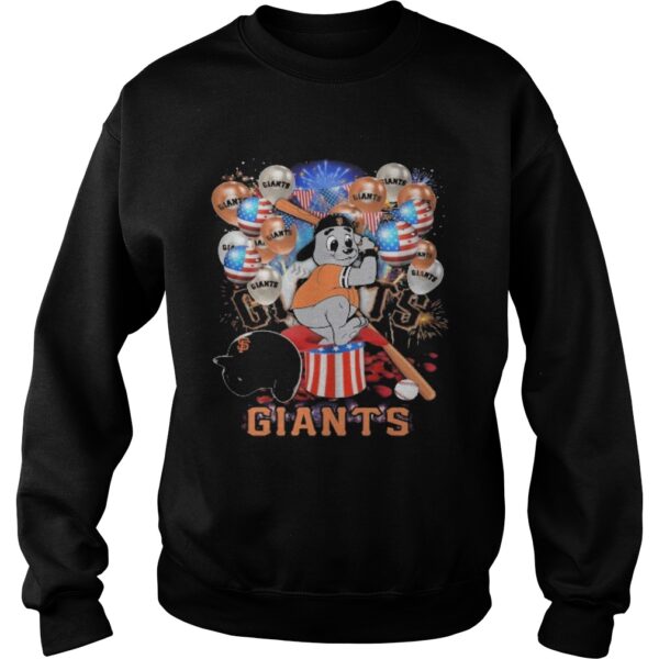 Mouse san francisco giants happy independence day mask soap firework balloon american flag shirt