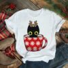 Mug And Black Cat Christmas shirt