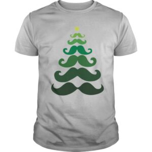 Mustache Christmas Tree shirt