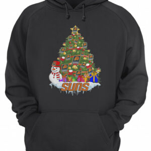 NBA Phoenix Suns Basketball Christmas Tree shirt 2 NBA Phoenix Suns Basketball Christmas Tree shirt 3