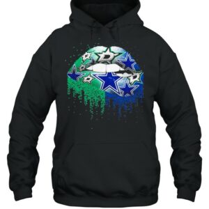 NFL dallas stars and dallas cowboys Lips logo shirt 2 NFL dallas stars and dallas cowboys Lips logo shirt 3