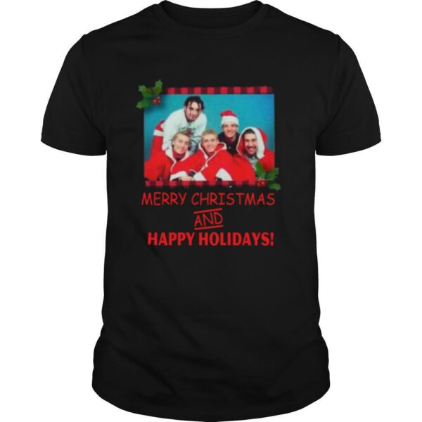 NSYNC Merry Christmas And Happy Holidays shirt