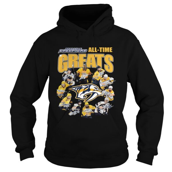 Nashville Predators Alltime Greats Players Signatures shirt