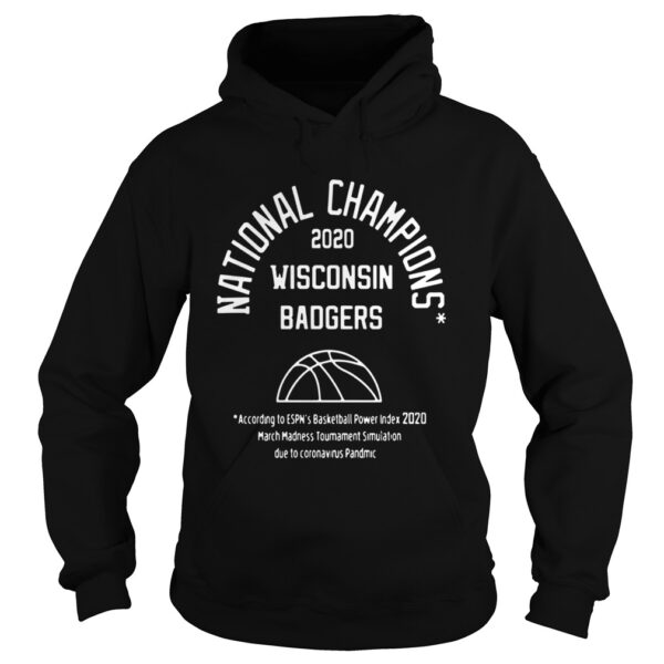 National Champions 2020 Wisconsin Badgers shirt