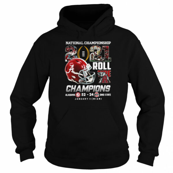 National Championship 2021 Roll Tide Champions Alabama 52 24 Ohio State shirt