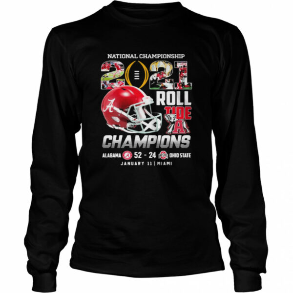 National Championship Roll Tide A Champions 2021 Alabama Win Ohio State shirt