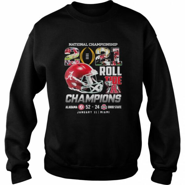 National Championship Roll Tide A Champions 2021 Alabama Win Ohio State shirt