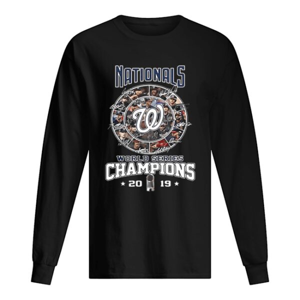 Nationals Signatures World Series Champions 2019 shirt