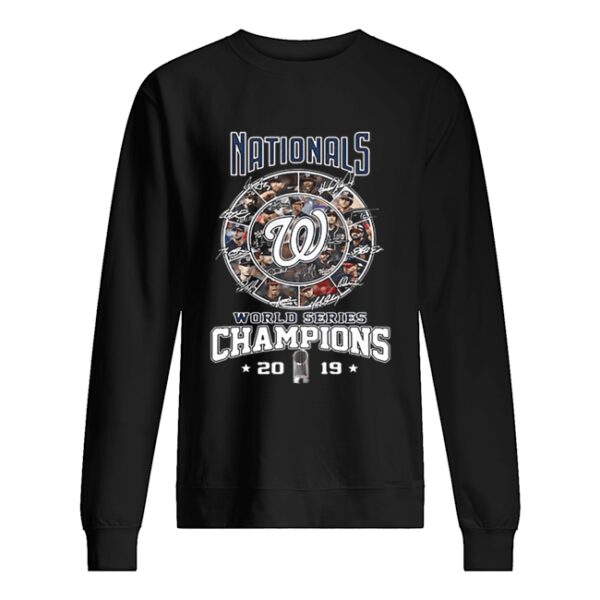 Nationals Signatures World Series Champions 2019 shirt