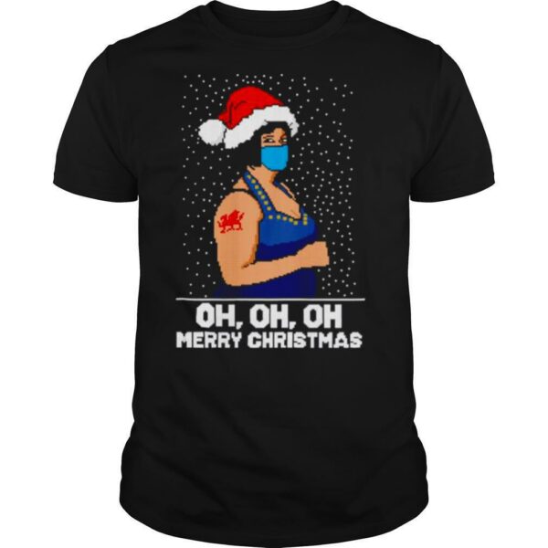 Nessa Jenkins oh oh oh Merry ugly Christmas shirt