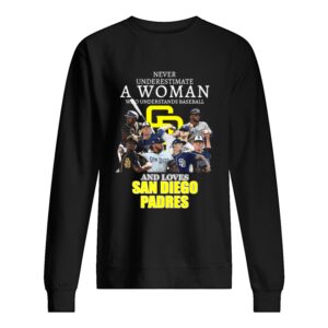 Never Underestimate A Woman Who Understands Baseball And Loves San Diego Padres shirt