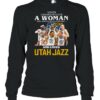 Never Underestimate A Woman Who Understands Basketball And Loves Utah Jazz Shirt