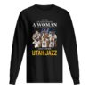 Never Underestimate A Woman Who Understands Basketball Who Lovesutah Jazz shirt