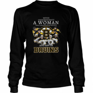 Never Underestimate A Woman Who Understands Hockey And Love Boston Bruins shirt Never Underestimate A Woman Who Understands Hockey And Love Boston Bruins shirt