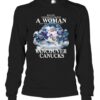 Never Underestimate A Woman Who Understands Hockey And Loves T-Shirt
